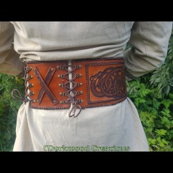 Heavy belt "Snakes" - Myrkvidr Collection