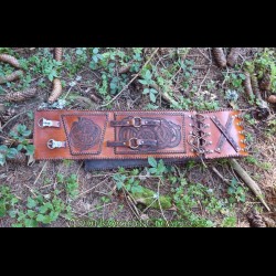 Heavy belt "Snakes" - Myrkvidr Collection