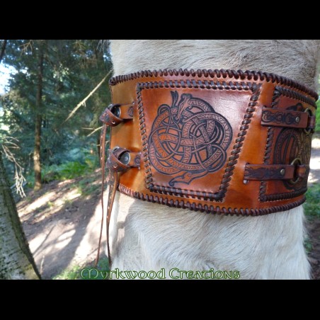 Heavy belt "Snakes" - Myrkvidr Collection