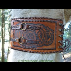 Heavy belt "Snakes" - Myrkvidr Collection