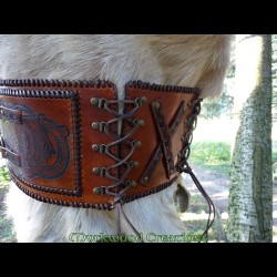 Heavy belt "Snakes" - Myrkvidr Collection