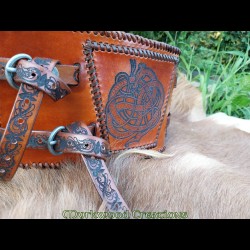 Heavy belt "Snakes" - Myrkvidr Collection